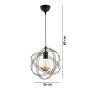 OPVIQ Visilica Sheldon Black - slika 4