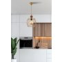 OPVIQ Visilica Lillian Wood Gold Natural - slika 1