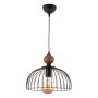 OPVIQ Visilica Dorris Wood Black Natural - slika 2