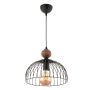 OPVIQ Visilica Dorris Wood Black Natural - slika 3