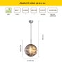 OPVIQ Visilica L1255 Chrome - slika 3