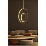OPVIQ LED luster Geminorus Black Yellow Light - slika 1