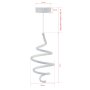 OPVIQ LED luster Niriss White Yellow Light - slika 4