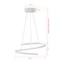 OPVIQ LED luster Saiph White Yellow Light - slika 4
