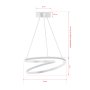 OPVIQ LED luster Whirpool White Yellow Light - slika 4