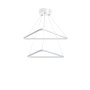 OPVIQ LED luster Duple Triangle Set White Body White Light - slika 3