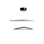 OPVIQ LED luster Duple Triangle Set Black Body Yellow Light - slika 4