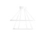 OPVIQ LED luster Duple Rectangular Set White Body Yellow Light - slika 4