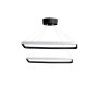 OPVIQ LED luster Duple Rectangular Set Black Body Yellow Light - slika 3