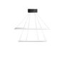OPVIQ LED luster Duple Rectangular Set Black Body Yellow Light - slika 4