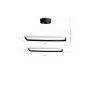 OPVIQ LED luster Duple Rectangular Set Black Body Yellow Light - slika 5