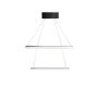 OPVIQ LED luster Duple Square Set Black Body Yellow Light - slika 4