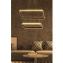 OPVIQ LED luster Duple Square Set Black Body Yellow Light - slika 1