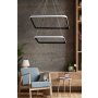 OPVIQ LED luster Duple Square Set Black Body White Light - slika 2