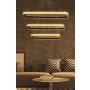 OPVIQ LED luster Trinity Rectangular Set Black Body Yellow Light - slika 1