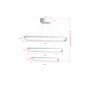 OPVIQ LED luster Trinity Rectangular Set White Body White Light - slika 5
