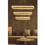 OPVIQ LED luster Trinity Rectangular Set White Body Yellow Light - slika 1