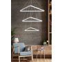 OPVIQ LED luster Trinity Triangle Set White Body White Light - slika 2