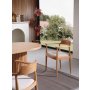 HANAH HOME Trpezarijski sto i stolice Napoli Natural - slika 4