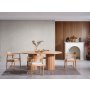 HANAH HOME Trpezarijski sto i stolice Napoli Natural - slika 1