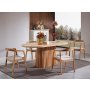 HANAH HOME Trpezarijski sto i stolice Atlantis Natural - slika 4