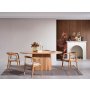 HANAH HOME Trpezarijski sto i stolice Atlantis Natural - slika 1