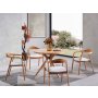 HANAH HOME Trpezarijski sto i stolice Lindy Natural - slika 3