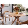HANAH HOME Trpezarijski sto i stolice Lindy Natural - slika 4