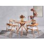 HANAH HOME Trpezarijski sto i stolice Lindy Natural - slika 1