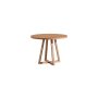 HANAH HOME Trpezarijski sto i stolice Puffy Natural - slika 5