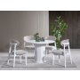 HANAH HOME Trpezarijski sto i stolice Silva White - slika 1