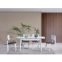 HANAH HOME Trpezarijski sto i stolice Milla White - slika 2