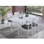HANAH HOME Trpezarijski sto i stolice Milla White - slika 4