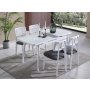 HANAH HOME Trpezarijski sto i stolice Milla White - slika 5