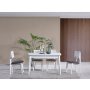 HANAH HOME Trpezarijski sto i stolice Milla White - slika 1