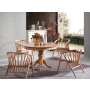 HANAH HOME Trpezarijski sto i stolice Eva Natural - slika 5