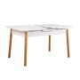 HANAH HOME Trpezarijski sto Santiago Masa Atlantic White - slika 3