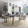 HANAH HOME Trpezarijski sto Pal Light Mocha - slika 1