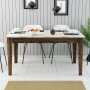 HANAH HOME Trpezarijski sto Milan 515 Walnut White - slika 2
