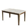 HANAH HOME Trpezarijski sto Milan 515 Walnut White - slika 5