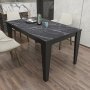 HANAH HOME Trpezarijski sto Bud Black Marble - slika 2