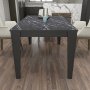 HANAH HOME Trpezarijski sto Bud Black Marble - slika 3