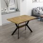 HANAH HOME Trpezarijski sto Hugo Oak - slika 2