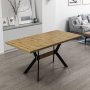 HANAH HOME Trpezarijski sto Hugo Oak - slika 1
