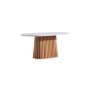 HANAH HOME Trpezarijski sto Soho White Natural - slika 4