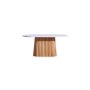 HANAH HOME Trpezarijski sto Soho White Natural - slika 5