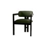 HANAH HOME Trpezarijska stolica Mistral Black Dark Green - slika 2