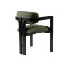 HANAH HOME Trpezarijska stolica Mistral Black Dark Green - slika 5