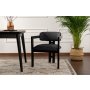 HANAH HOME Trpezarijska stolica Mistral Black Dark Grey - slika 1