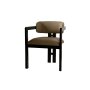 HANAH HOME Trpezarijska stolica Mistral Black Green - slika 2